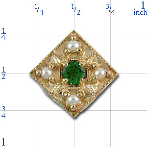 r-355t Emerald Bracelet Slide 